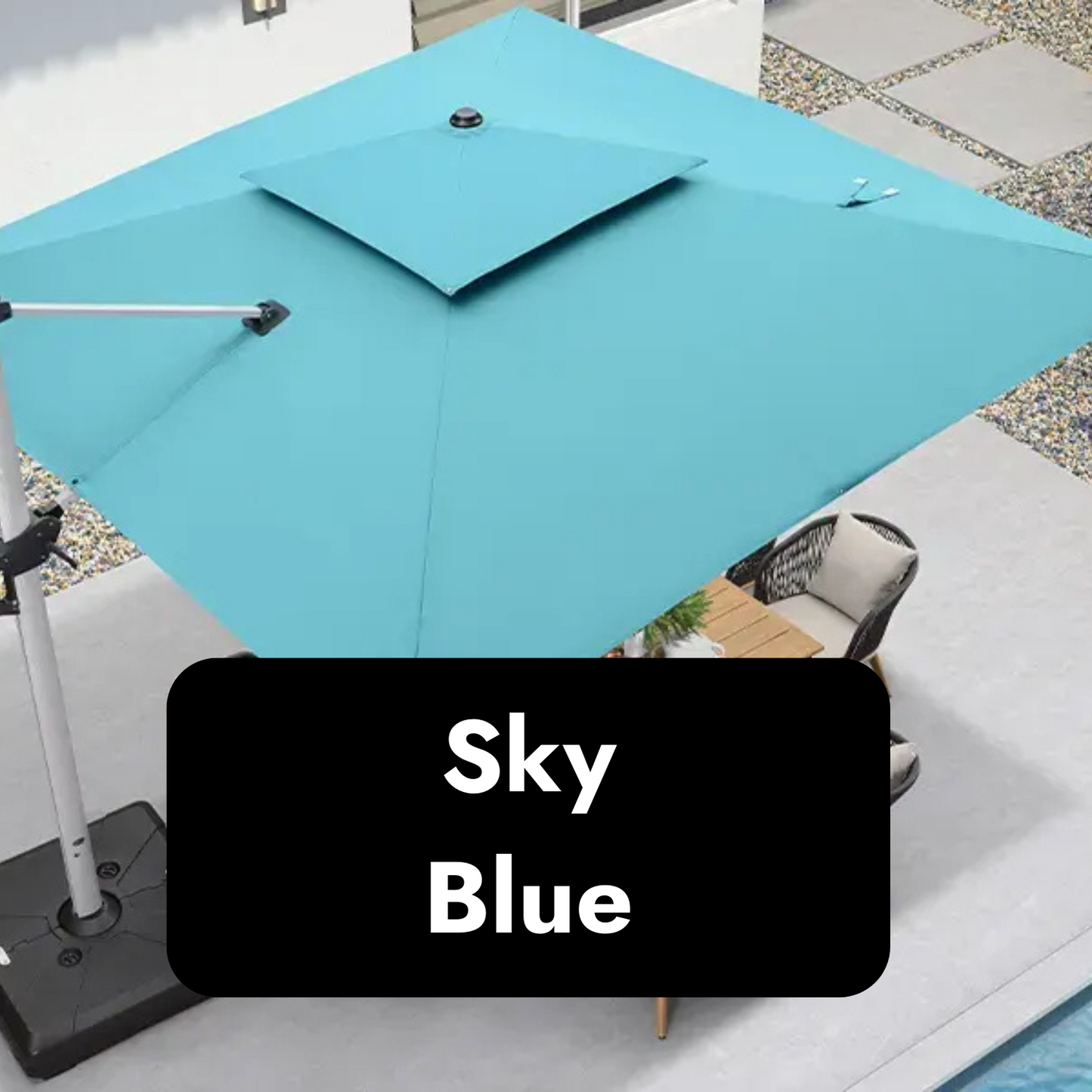 ☀️SunLite™ Solar Umbrella with LED Lights