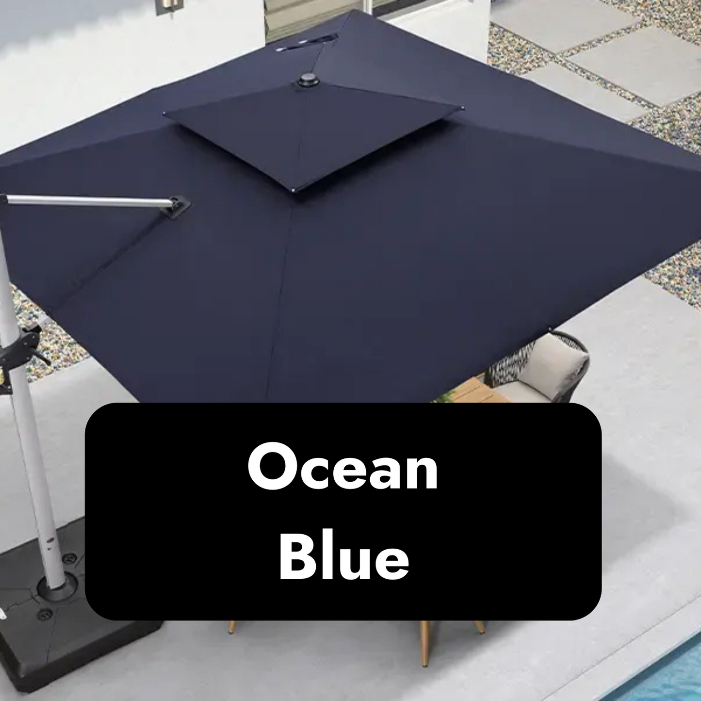 ☀️SunLite™ Solar Umbrella with LED Lights