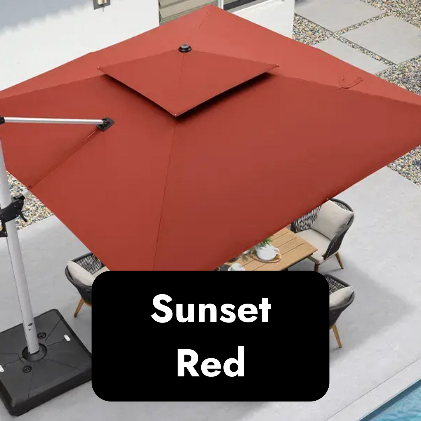 ☀️SunLite™ Solar Umbrella with LED Lights